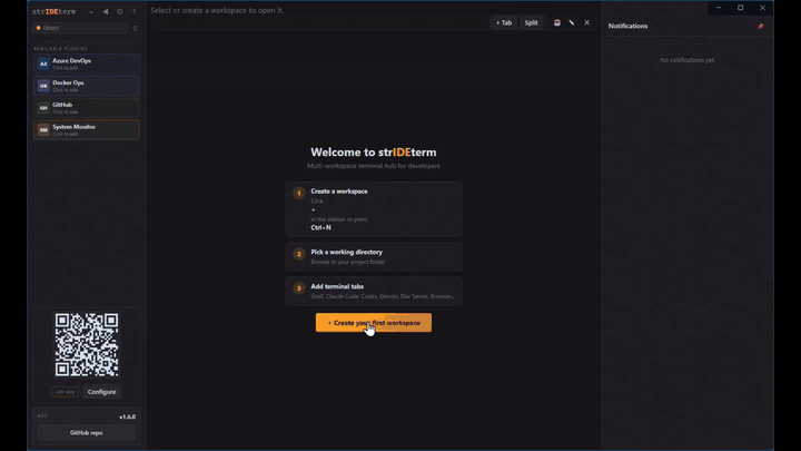 Animated demo of the Agent Task Runner cycling through Worker, checks, and Judge across rounds